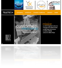 Thumbnail of new TeleTech website